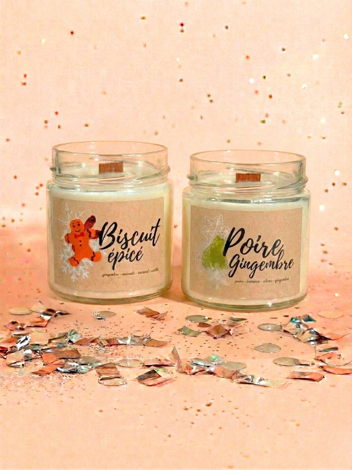 - Bougie végétale parfumée - Edition spéciale Noël