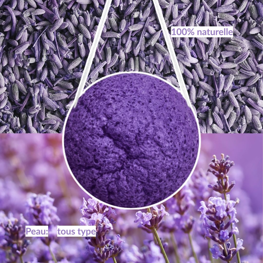 Éponge Konjac Visage Naturelle