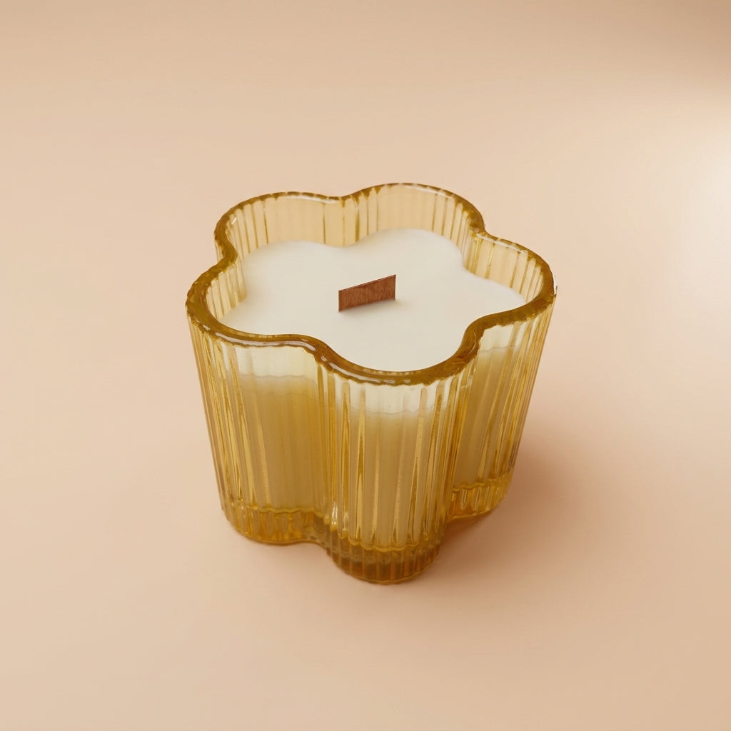 Bougie Limoncello – Cire de soja & mèche en bois