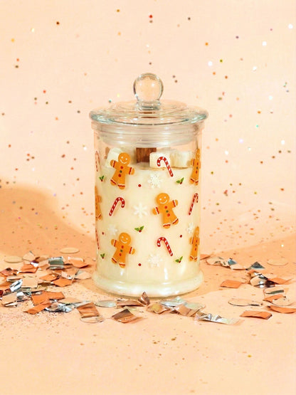 Bougie végétale parfumée - Bonbonnière de Noël