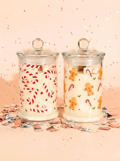 Bougie végétale parfumée - Bonbonnière de Noël