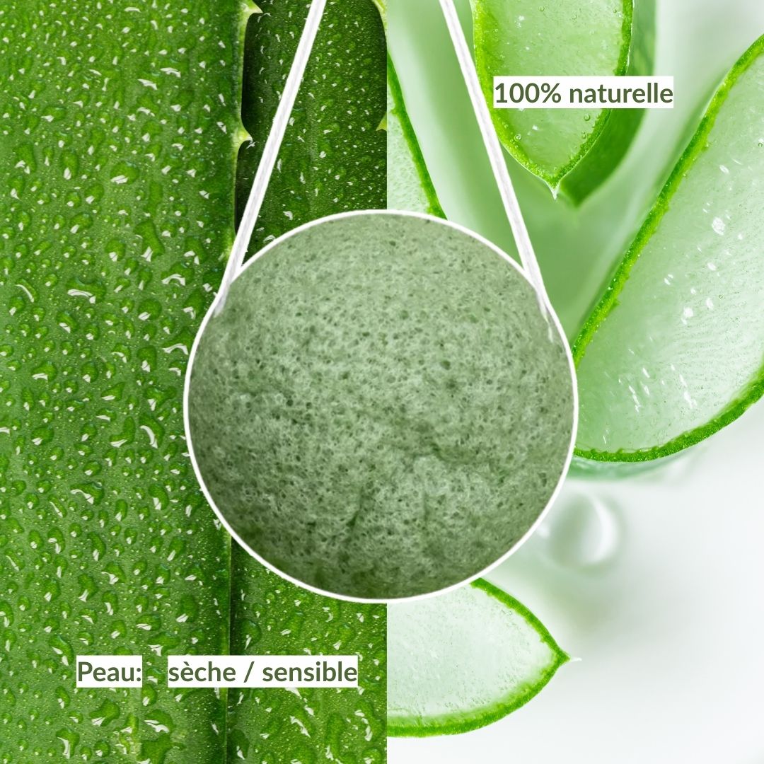 Éponge Konjac Visage Naturelle