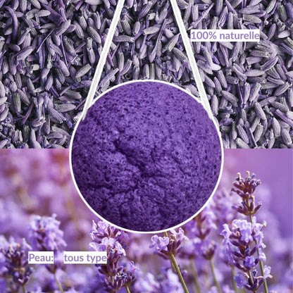 Éponge Konjac Visage Naturelle