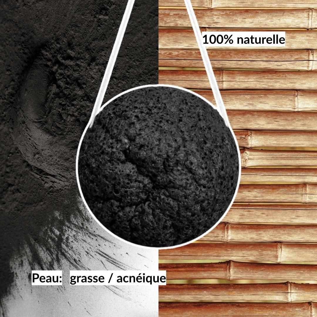 Éponge Konjac Visage Naturelle