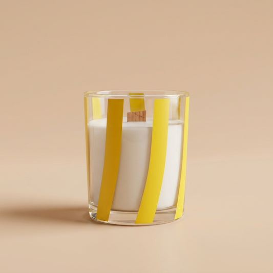 Bougie Maxi  Limoncello – Cire de soja & mèche en bois