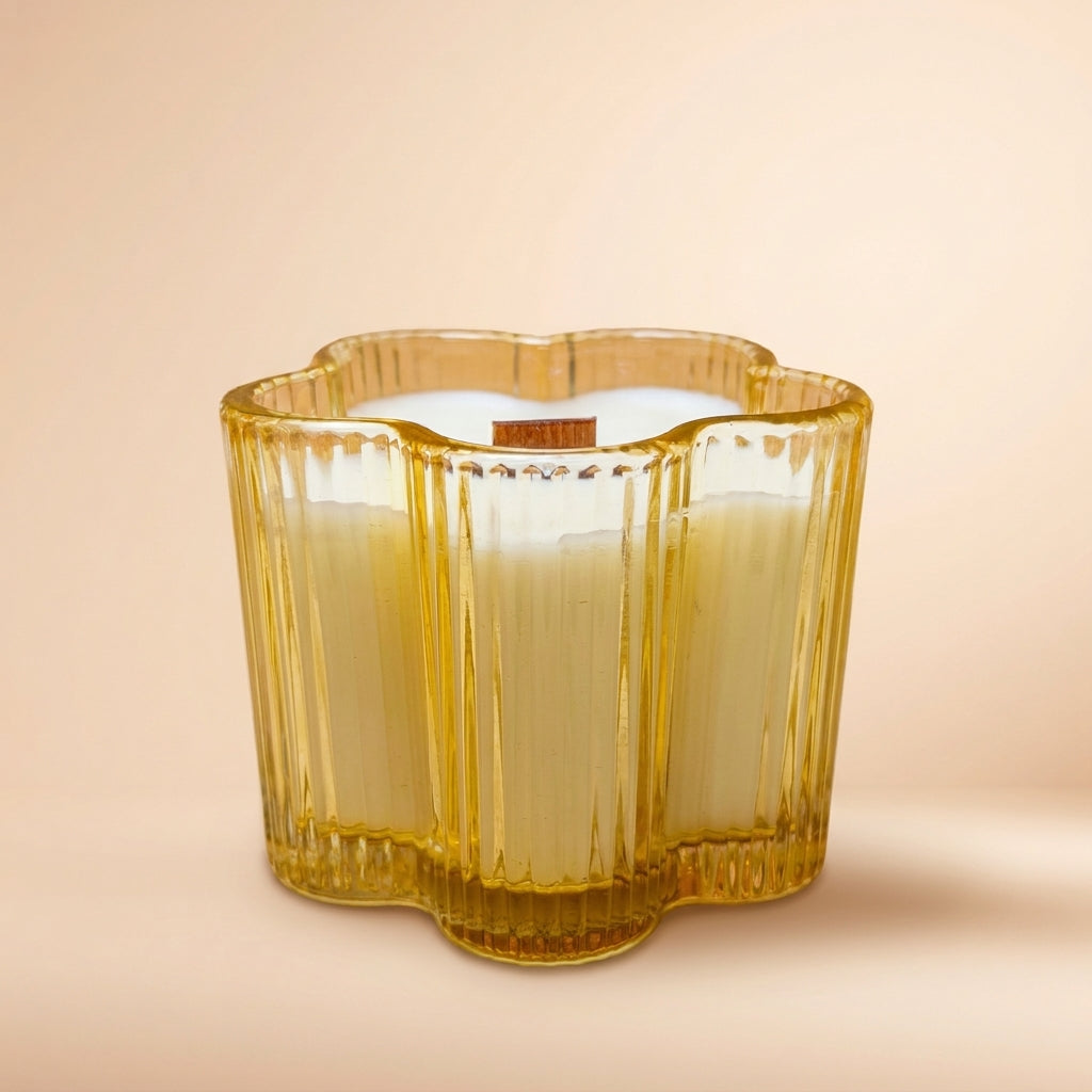Bougie Limoncello – Cire de soja & mèche en bois