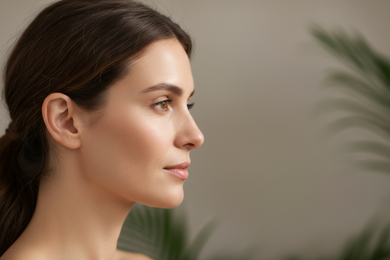 sans eau sur le visage 